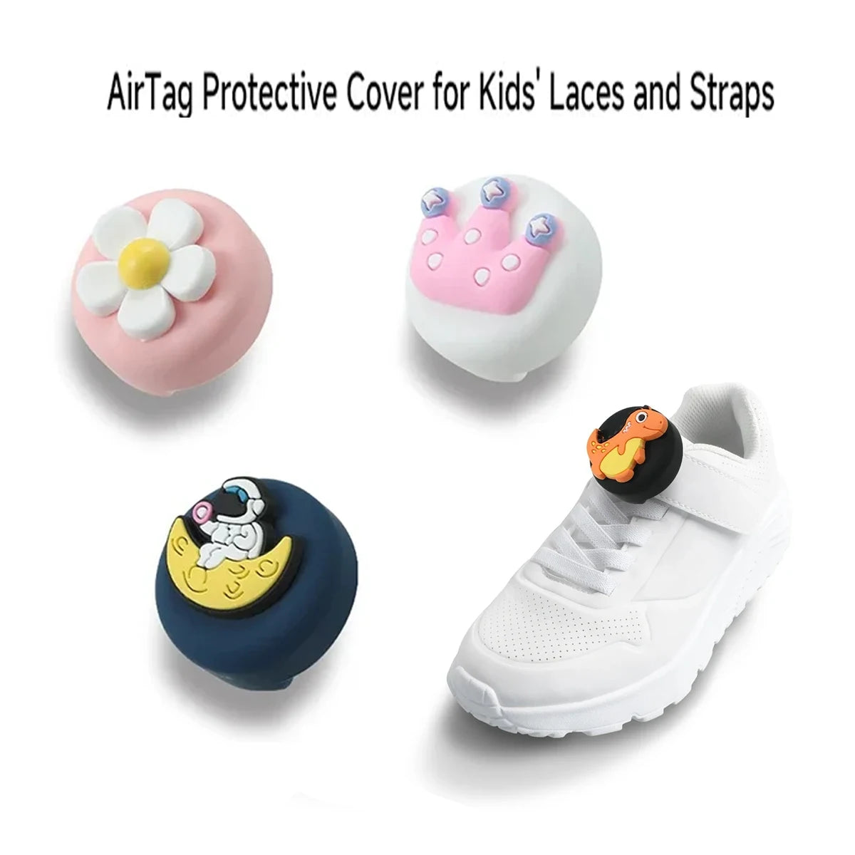 AirTag Holder Case for Kid Shoelaces