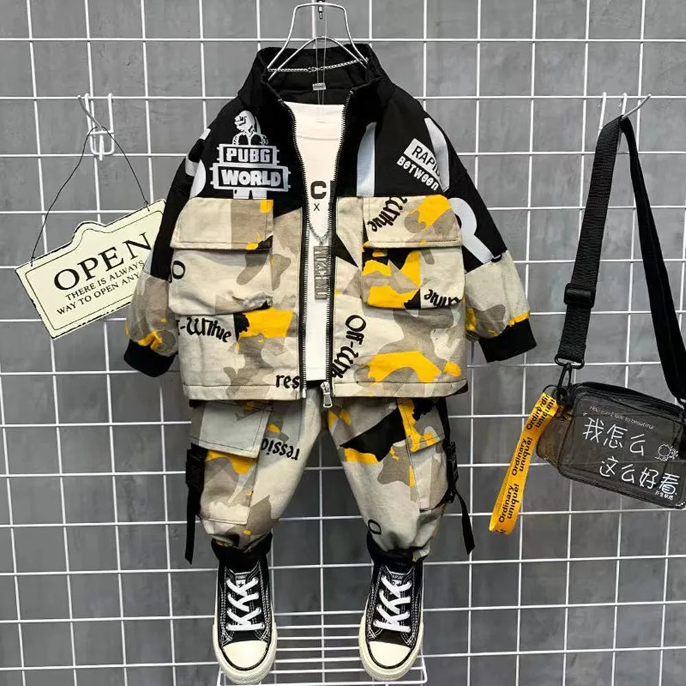 Korean Coats Tops + Pants Cotton