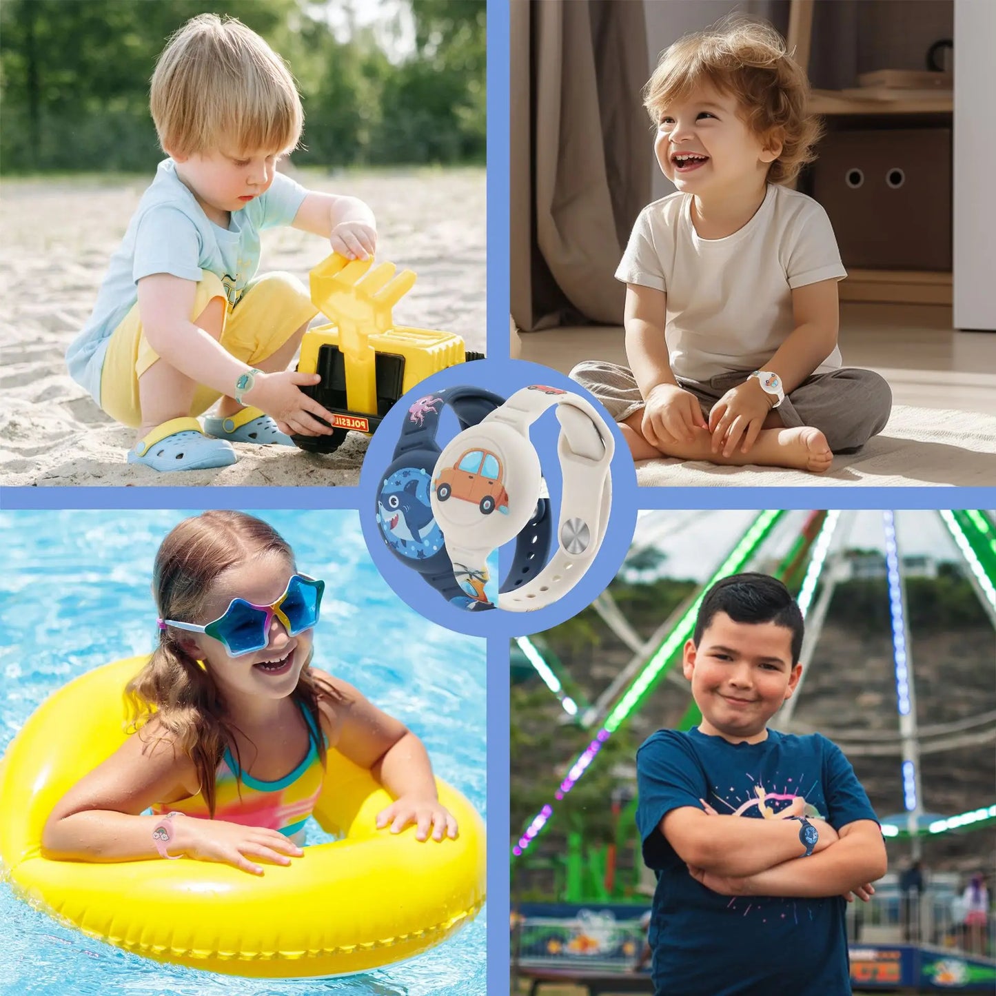Airtag Bracelet for Kids Necklace ,Comfy Secure Air tags