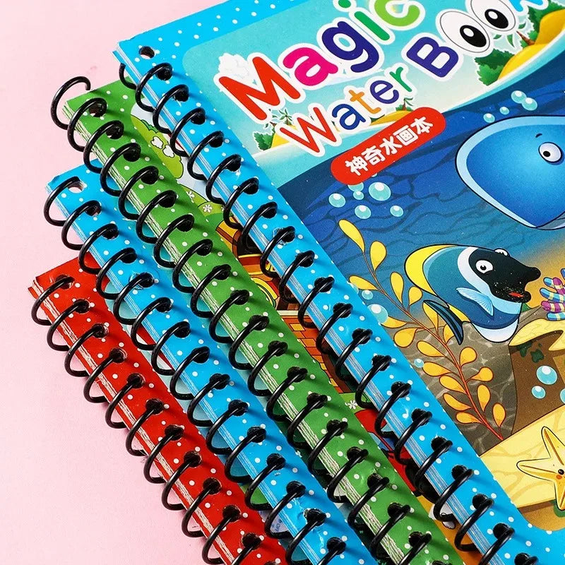كتب رسم مائية سحرية جديدة للأطفال، كتب تلوين، ألعاب رسم للأطفال، هدايا أعياد الميلاد والكريسماس والعام الجديد للأولاد والبنات