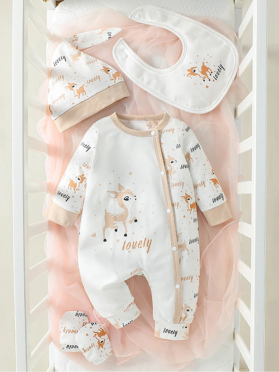4Pcs Baby Long Sleeve All Seasons