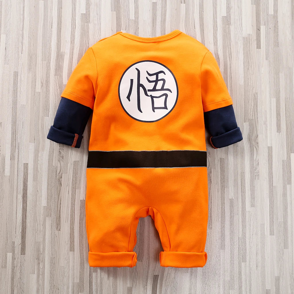 Baby Long sleeved Anime Orange Training Suit