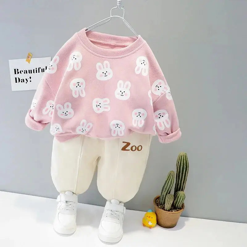 casual sports suits top+pants