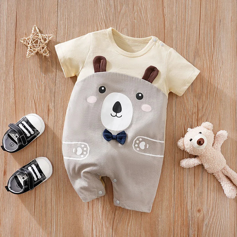 Newborn Clothes Cute Cartoon Bear 3d Printed
