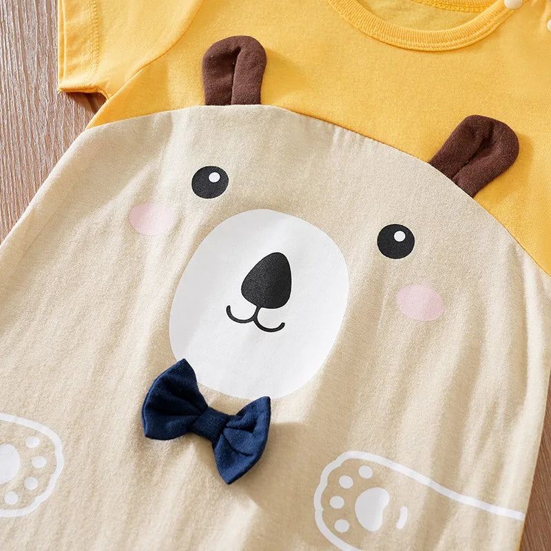 Newborn Clothes Cute Cartoon Bear 3d Printed
