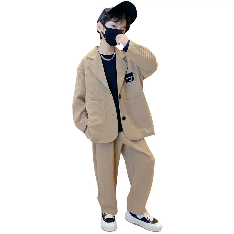 Kids Boys Suit Blazer+Pants Two Piece
