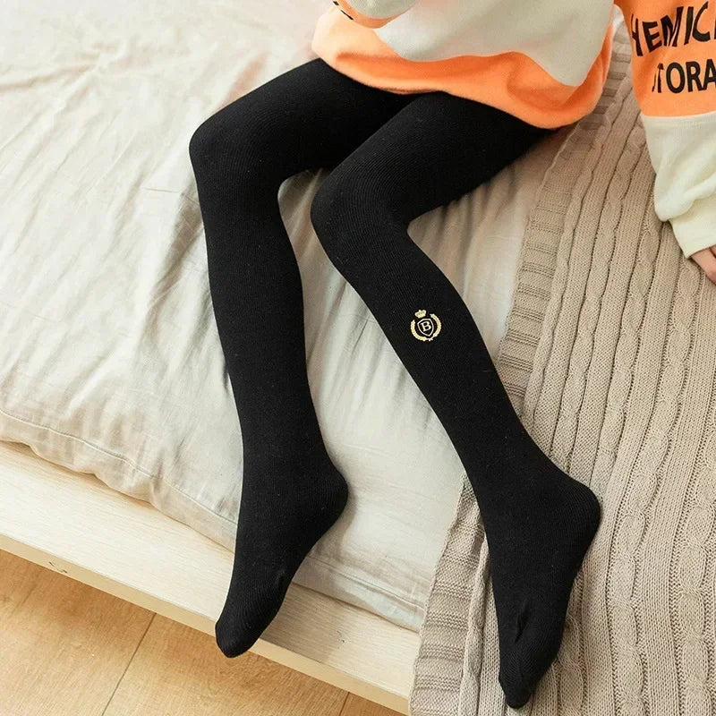 Korean Style Cotton Pantyhose for Kids Girl Height 80-145cm
