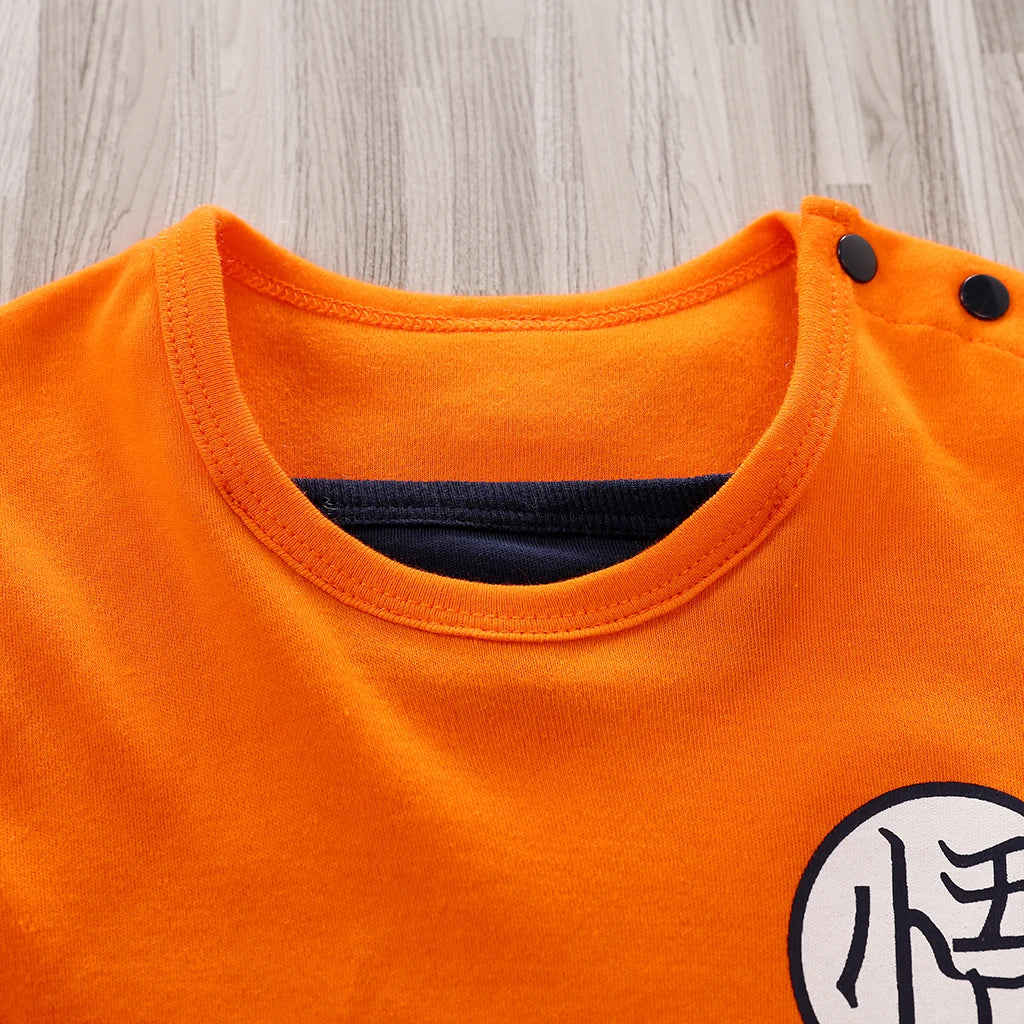 Baby Long sleeved Anime Orange Training Suit