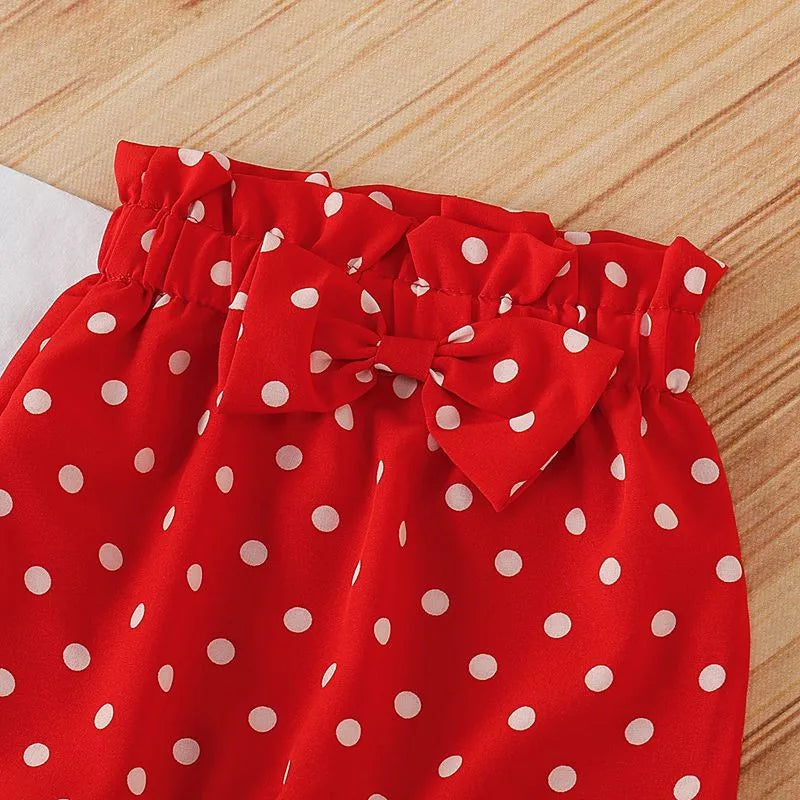 3PCS Newborn Baby Girl Romper+Pant+Headband