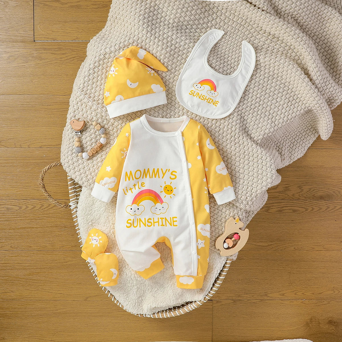 4Pcs Baby Long Sleeve All Seasons