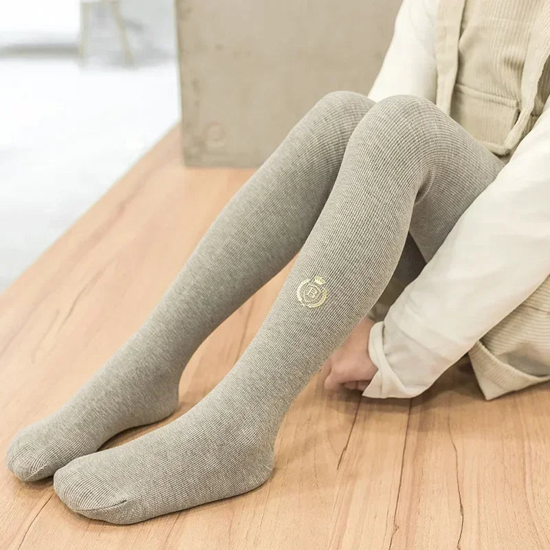 Korean Style Cotton Pantyhose for Kids Girl Height 80-145cm