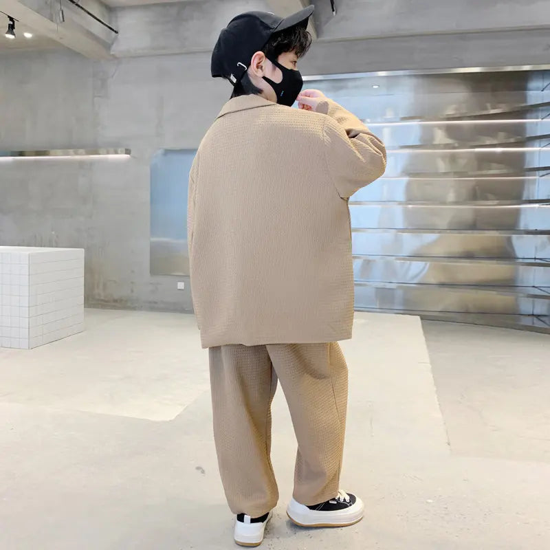 Kids Boys Suit Blazer+Pants Two Piece