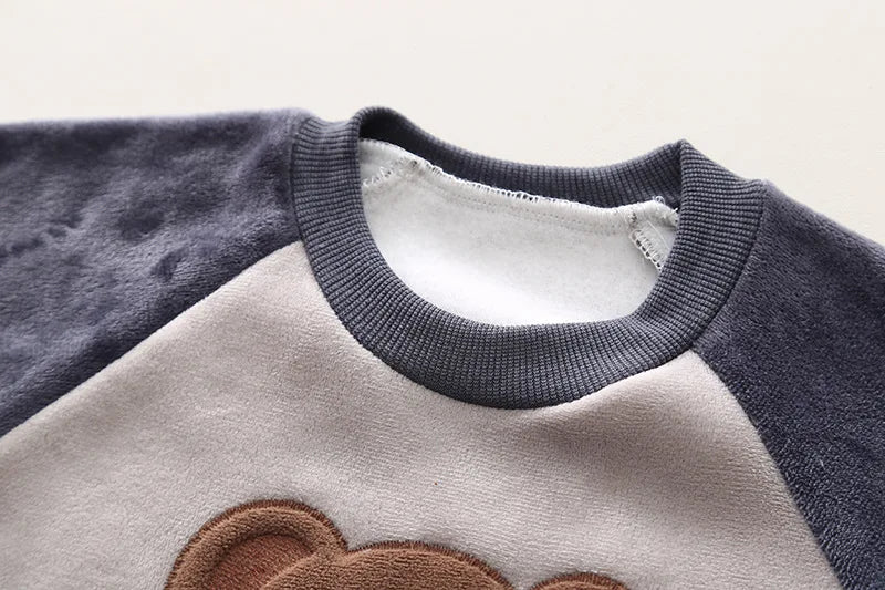 BORA cute baby boy sports outfits 1-4 years featuring soft fabric and a round neck for comfort