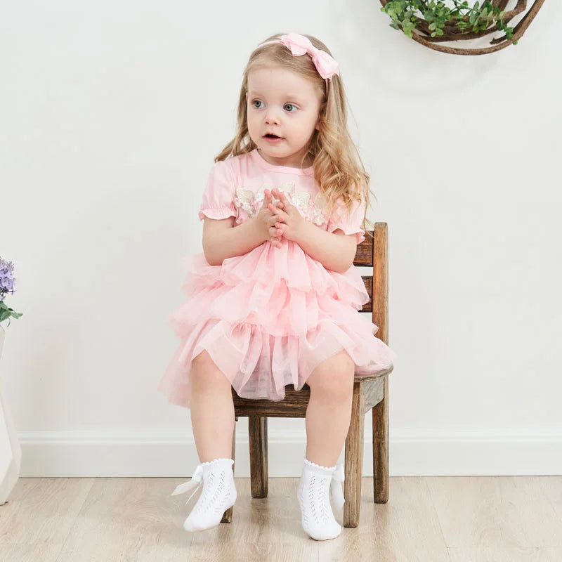 Summer Mesh Newborn Baby Girls Socks Fashion Bow