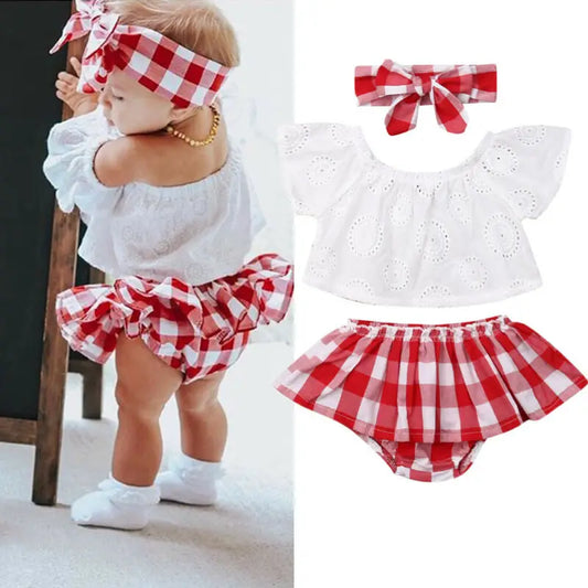 3Pcs Set 0-24M Newborn Baby Girl