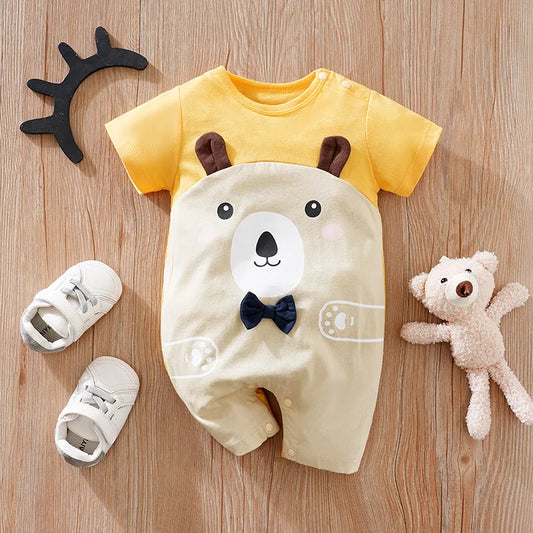 Newborn Clothes Cute Cartoon Bear 3d Printed