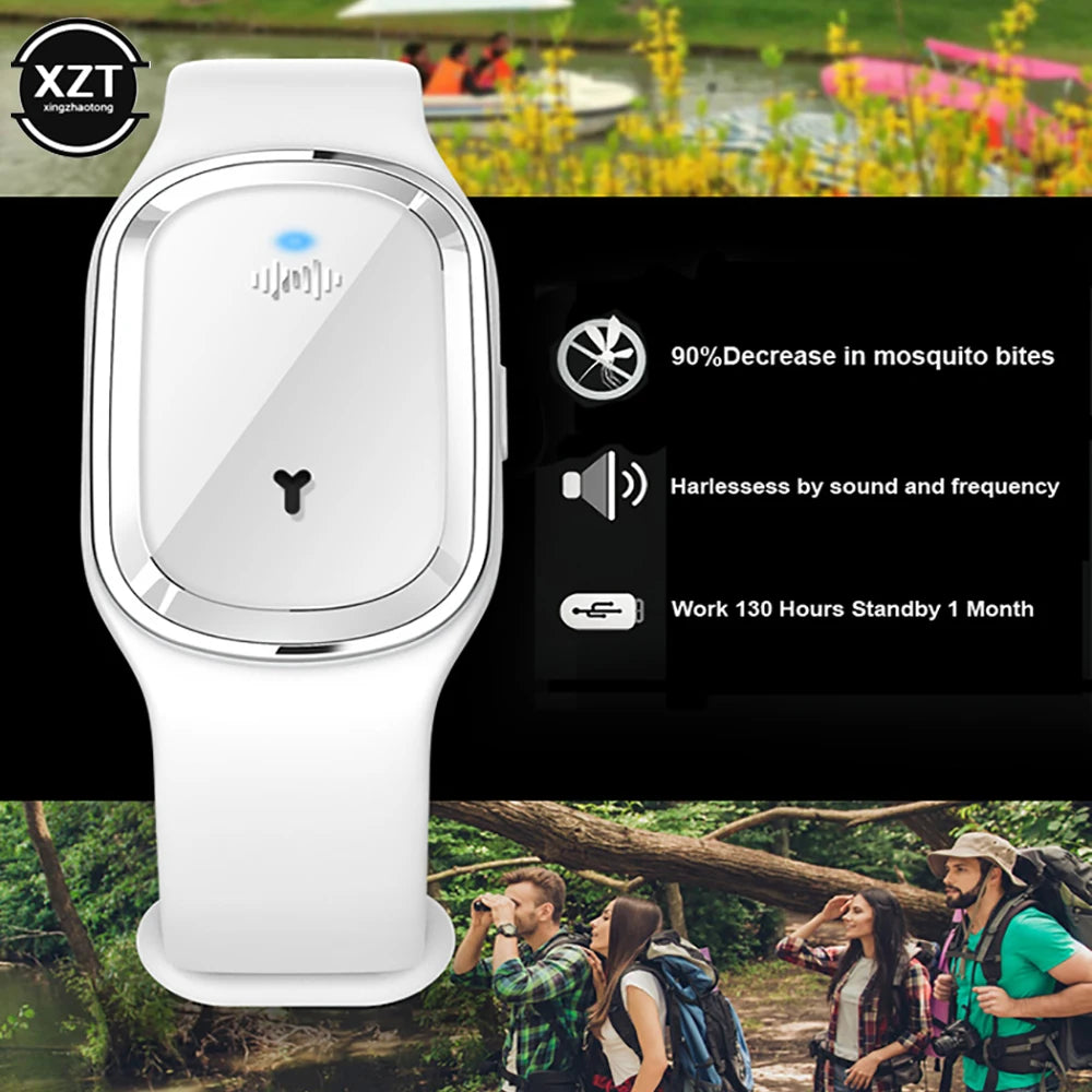 Ultrasonic High-Tech Mosquitoes Repeller Bracelet Wristband