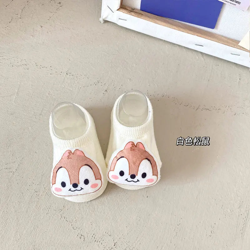 Cartoon Mickey Baby summer Anti Slip Short Socks