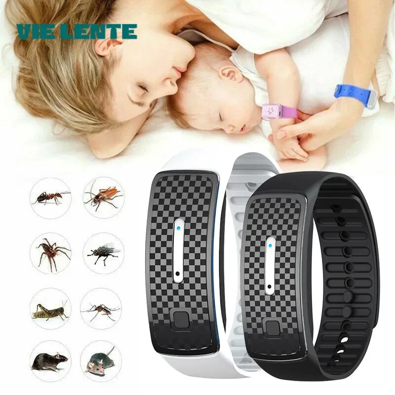 Electron Ultrasound Mosquito Watch Bracelet