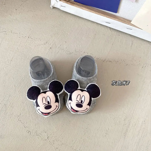 Cartoon Mickey Baby summer Anti Slip Short Socks