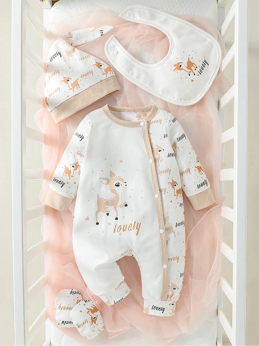 4Pcs Baby  Long Sleeve All Seasons