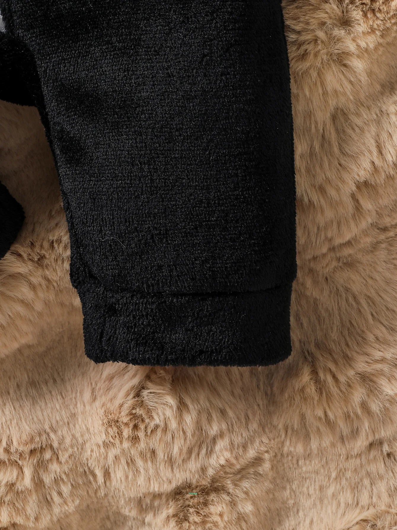 Cute Autumn/Winter Long Sleeve Cartoon Plush Hooded Jumpsuit