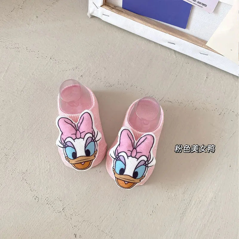 Cartoon Mickey Baby summer Anti Slip Short Socks