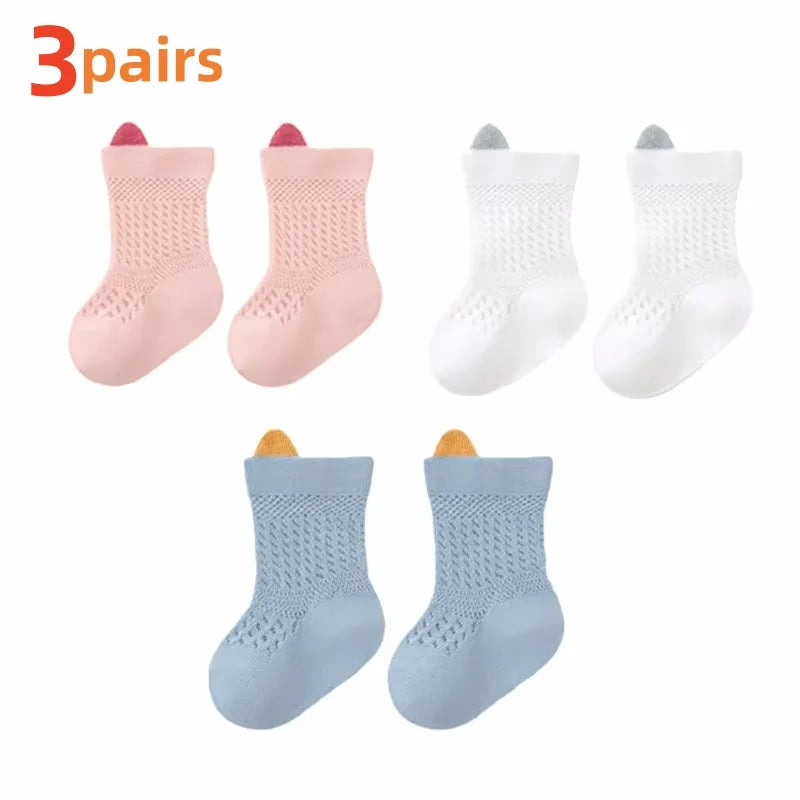3Pairs/set Infant Toddler Socks
