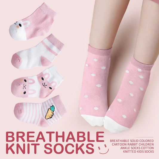 5Pairs/Lot Cotton Kids Anti-Slip  Socks