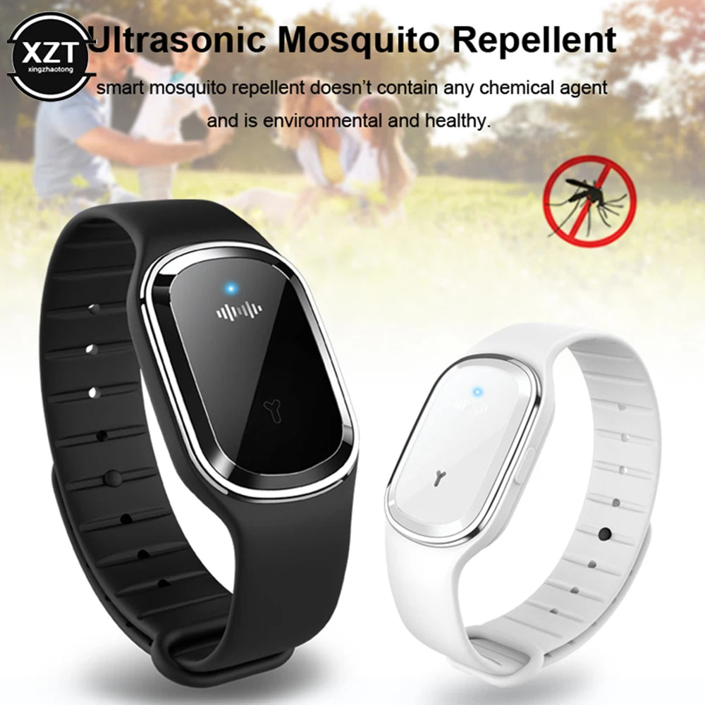Ultrasonic High-Tech Mosquitoes Repeller Bracelet Wristband