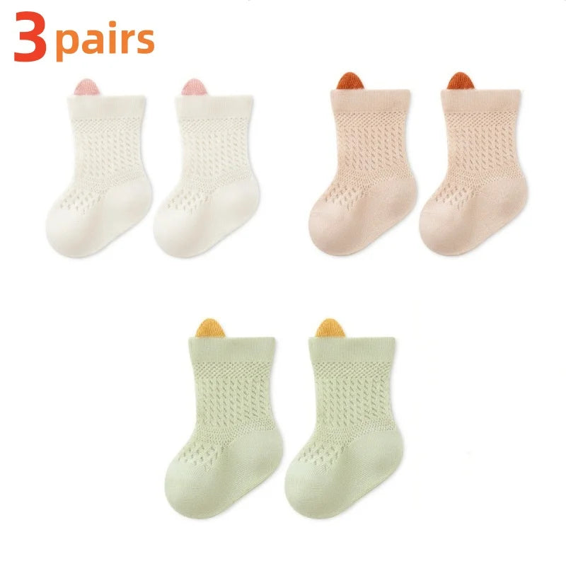 3Pairs/set Infant Toddler Socks