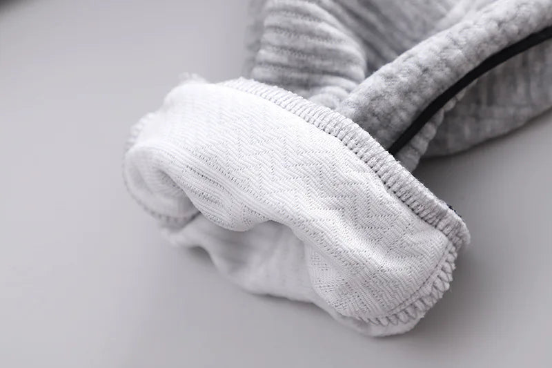 Close-up of soft sleeve cuff from Borashops Spring autumn toddler clothes for comfortable wear